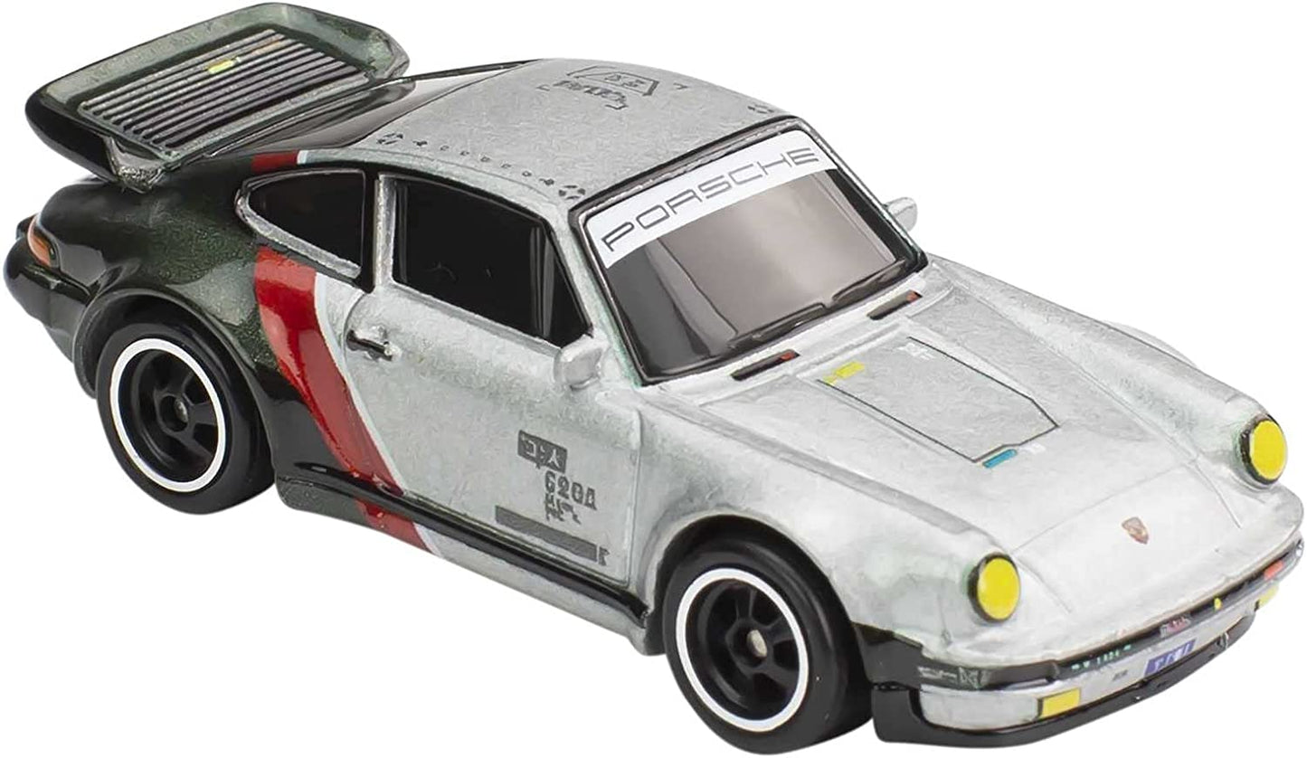 Hot Wheels Cyberpunk Porsche 911 Turbo (930) Silver 1:64