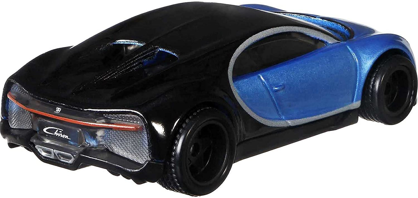 Hot Wheels Exotic Envy 16 Bugatti Chiron Blue with Sterling Protector Case 1:64