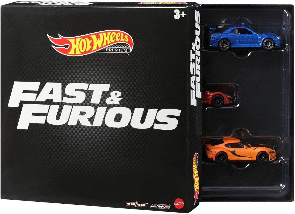 Hot Wheels Fast & Furious Set of 5 Box 1:64