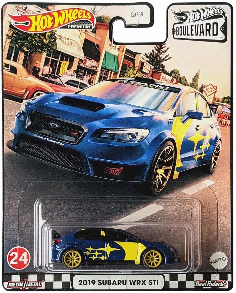 Hot Wheels Boulevard 2019 Subaru WRX STi Blue 1:64