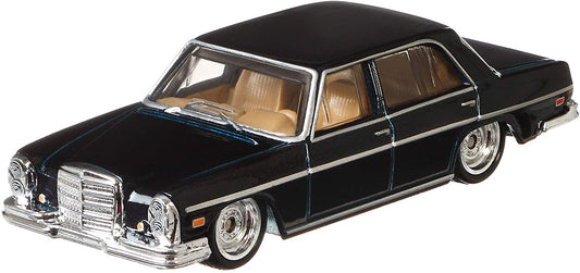 NEW LOOSE DAMAGE CARD & BUBBLE Hot Wheels Modern Classics 72 Mercedes Benz 280 SEL 4.5 Dark Blue 1:64