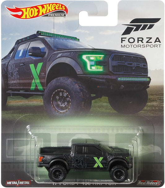 Hot Wheels Forza 17 Ford F150 Raptor Xbox with Sterling Protector Case 1:64