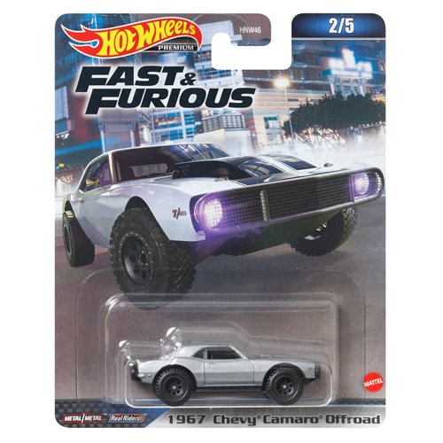 Hot Wheels Fast & Furious 2023 1967 Chevy Camaro Offroad Silver 1:64