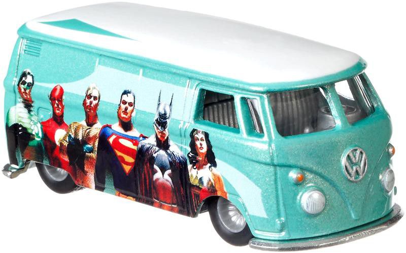 Hot Wheels DC Comics Volkswagen T1 Panel with Sterling Protector Case 1:64