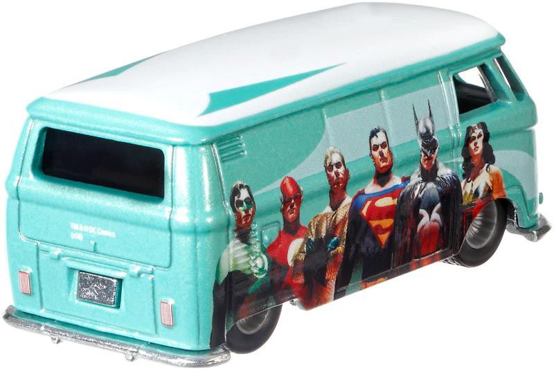 Hot Wheels DC Comics Volkswagen T1 Panel with Sterling Protector Case 1:64