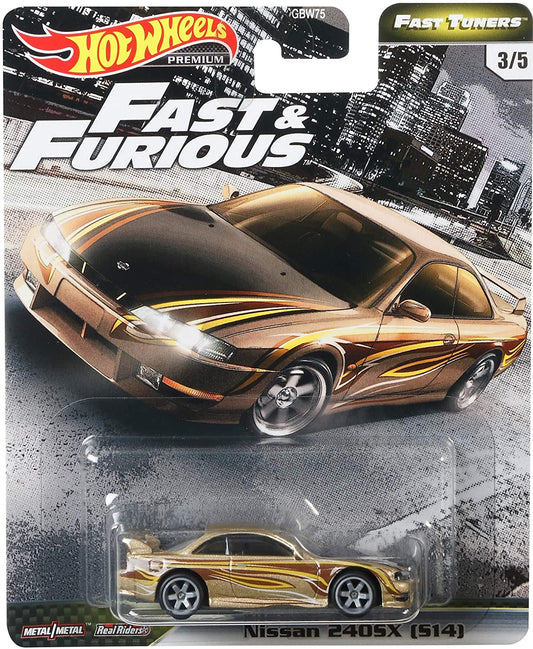 Hot Wheels Fast & Furious Fast Tuners Nissan 240SX (S14) Brown 1:64