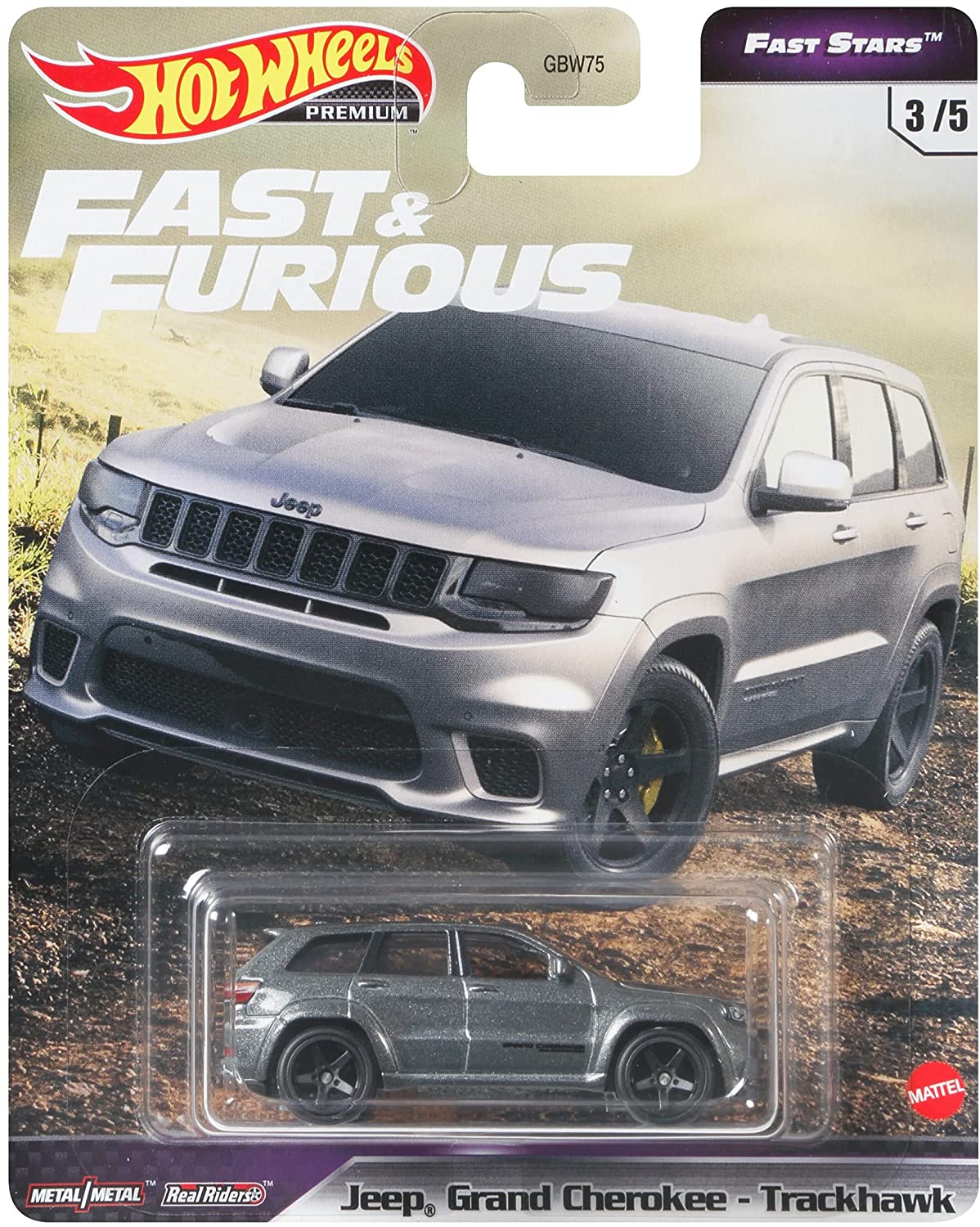 Hot Wheels Fast & Furious Fast Stars Jeep Grand Cherokee Trackhawk 1:64