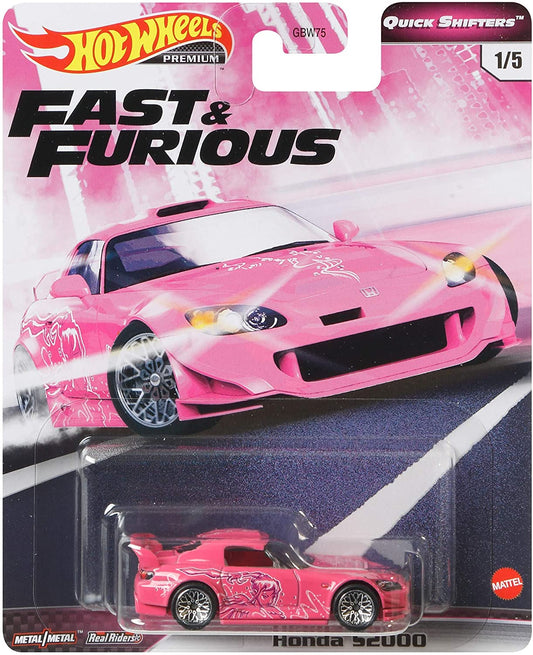 Hot Wheels Fast & Furious Quick Shifters Honda S2000 Pink 1:64