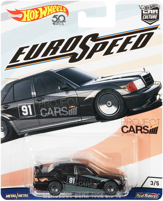 Hot Wheels Euro Speed Mercedes Benz 190E 1:64