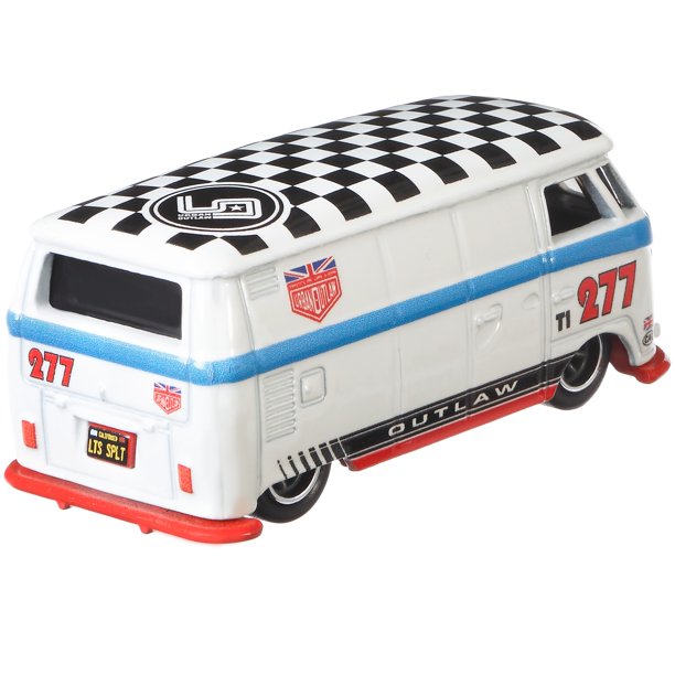 Hot Wheels Boulevard Volkswagen T1 Panel Bus Outlaw with Sterling Protector Case 1:64