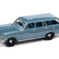 Auto World 1963 Chevy II Nova 400 Wagon Silver Blue Poly 1:64