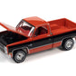 Auto World Muscle Trucks 1984 Chevrolet Silverado 10 Fleetside Red Orange Black 1:64
