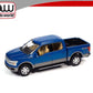 Auto World 2019 Ford F150 Pickup Truck Blue Jeans Metallic 1:64