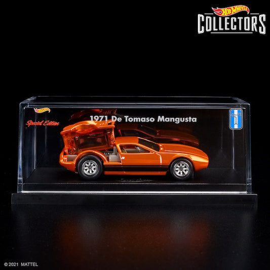 Hot Wheels RLC 2021 1971 De Tomaso Mangusta Bright Orange ( Random Hologram) 1:64
