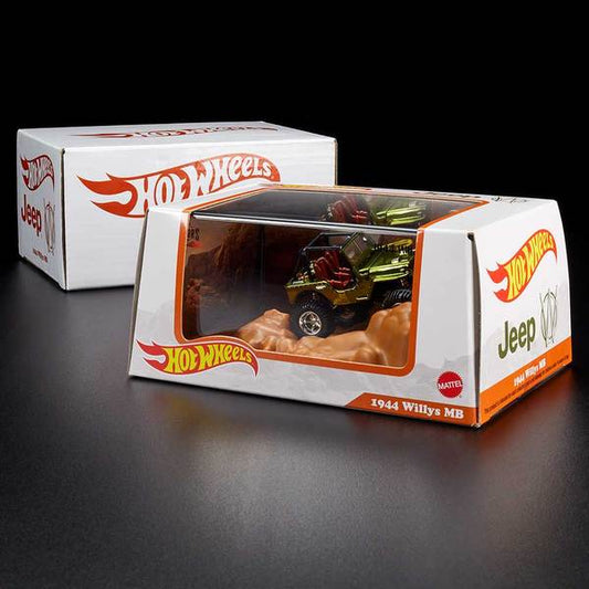 Hot Wheels RLC 2021 1944 Jeep Willys MB Green Metallic 1:64