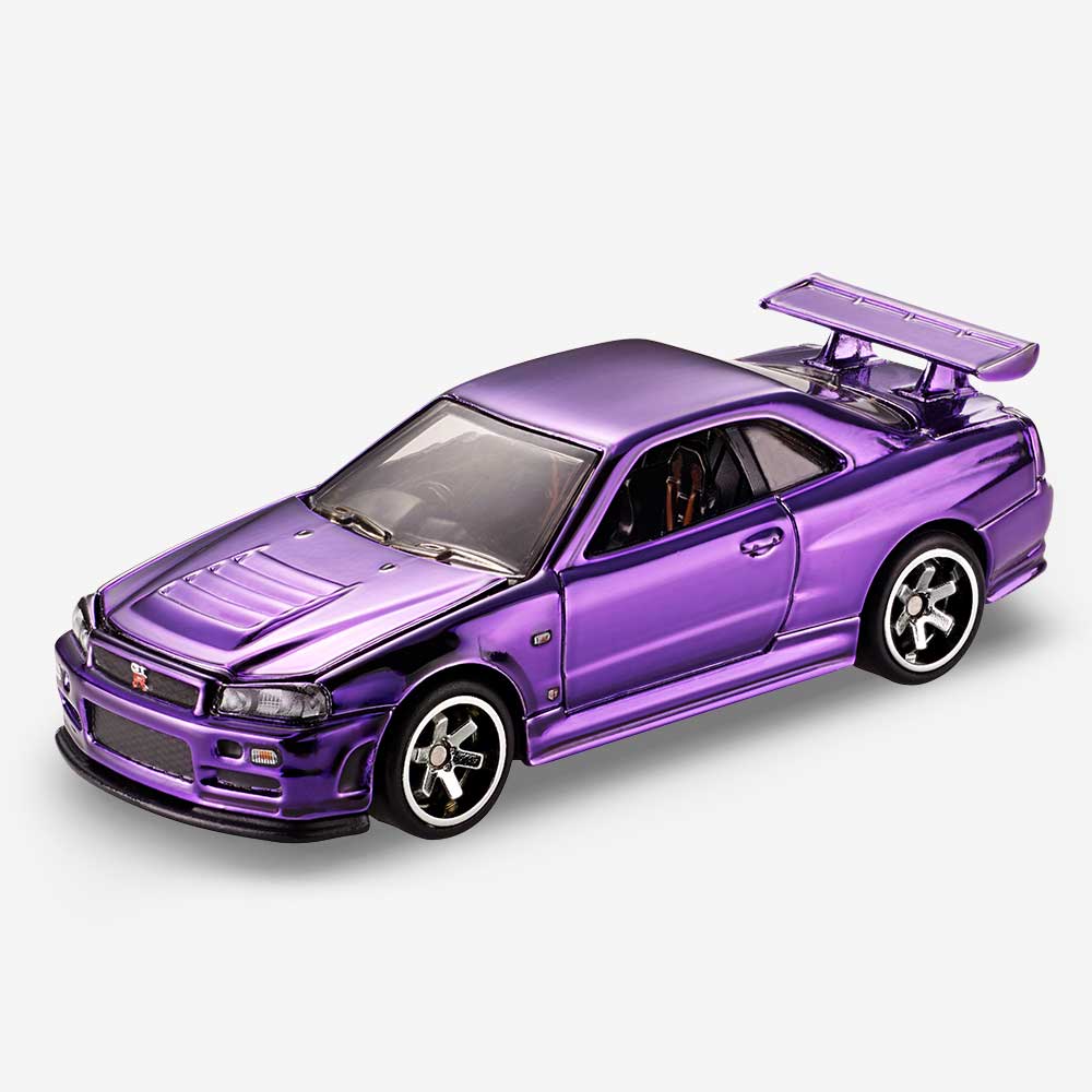 Hot Wheels RLC 2020 Nissan Skyline GTR BNR34 Purple 1:64