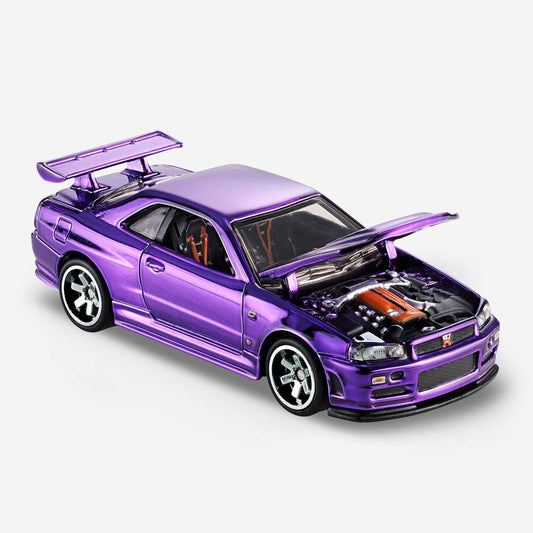 Hot Wheels RLC 2020 Nissan Skyline GTR BNR34 Purple 1:64