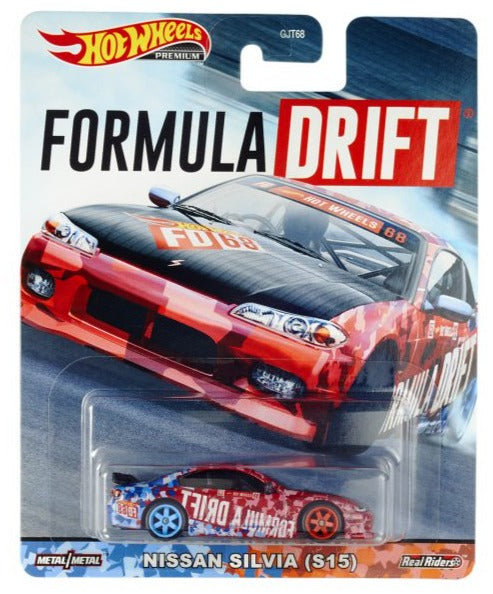 Hot Wheels Formula Drift Nissan Silvia S15 with Sterling Protector Case 1:64