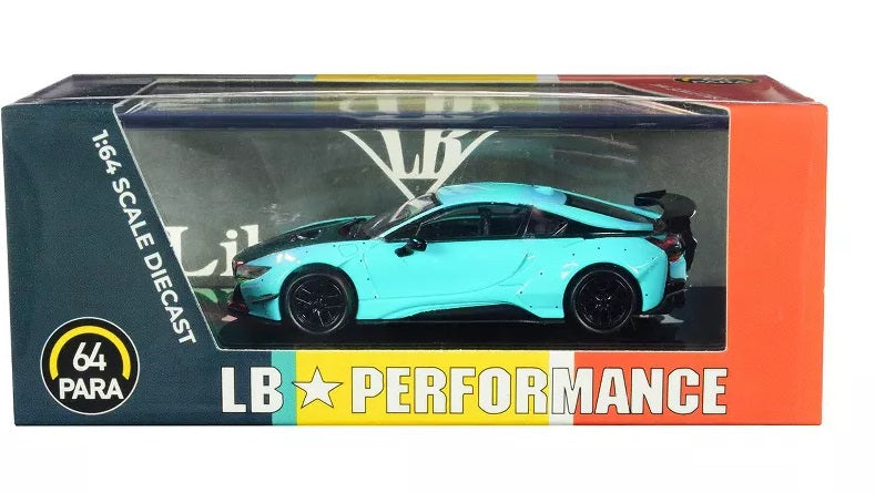 PARA64 Liberty Walk BMW i8 Peppermint Green Black 1:64