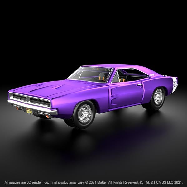 Hot Wheels RLC 2021 Selections 1969 Dodge Charger R/T Spectaflame Purple 1:64