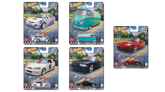 Hot Wheels Boulevard Series 2023 Q Set of 5 1:64