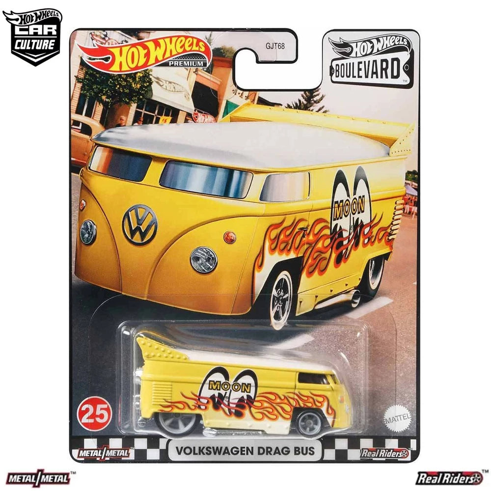 Hot Wheels Boulevard Volkswagen Drag bus Mooneyes 1:64