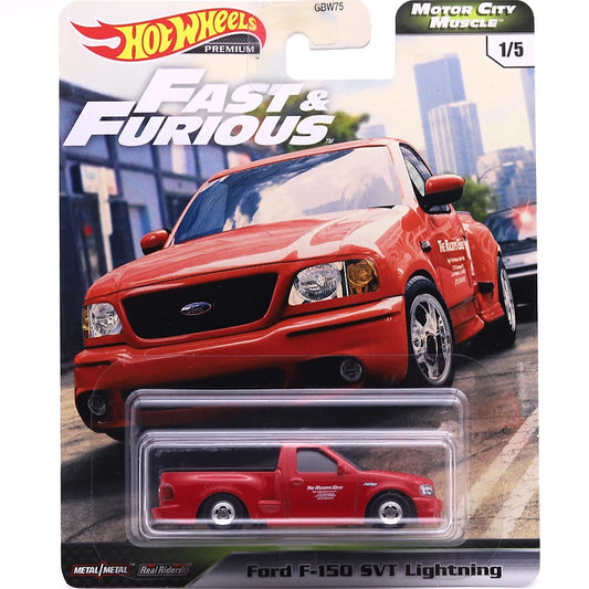 Hot Wheels Fast & Furious Motor City Muscle Ford F150 SVT Lightning 1:64