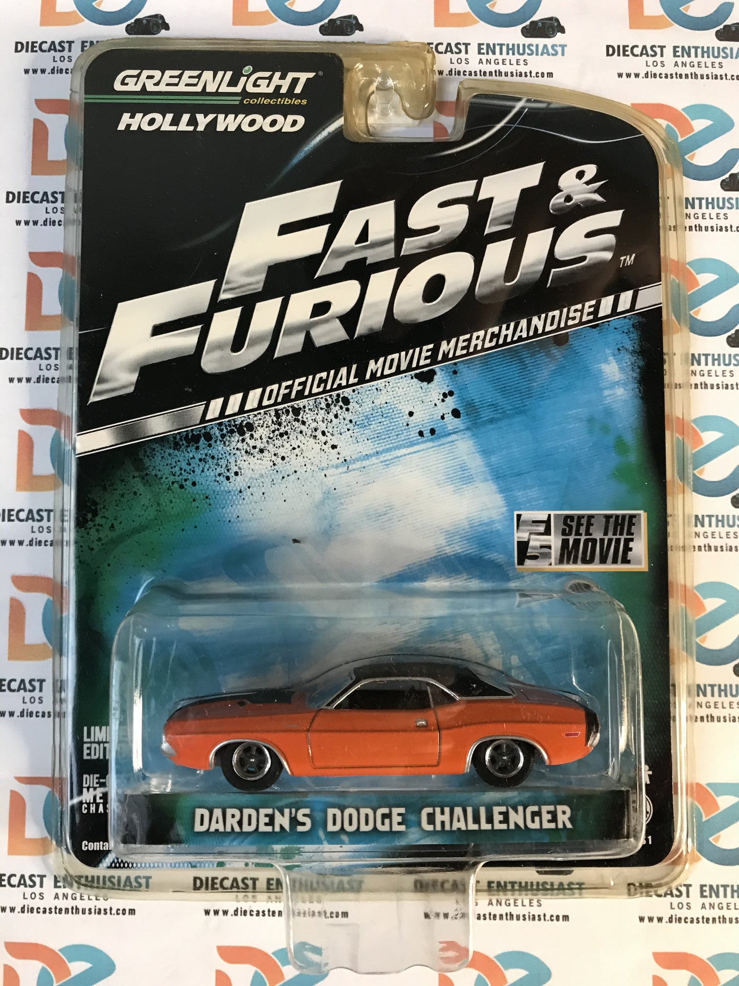 Greenlight Fast & Furious Darden's Dodge Challenger Orange 1:64