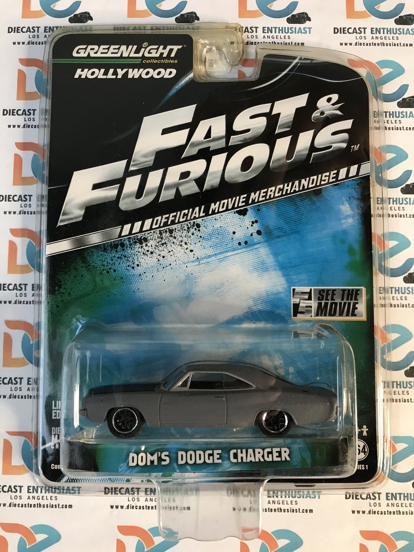 Greenlight Fast & Furious Dom's Dodge Charger Grey 1:64