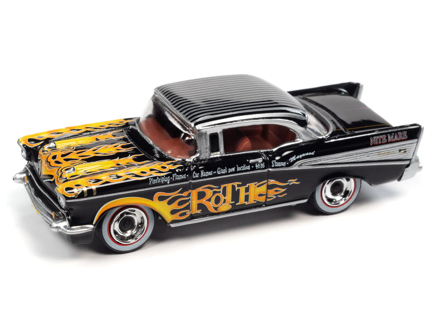 Johnny Lightning Collectors Club Ed Big Daddy Roth 1957 Chevy Bel Air Nite Mare 1:64