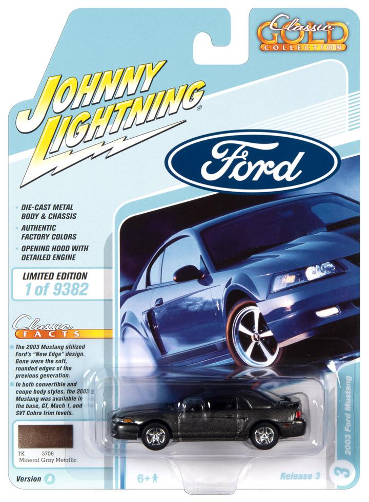 Johnny Lightning 2003 Ford Mustang Mineral Gray Metallic 1:64