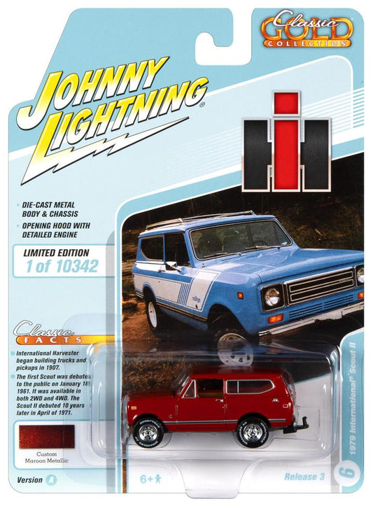 Johnny Lightning 1979 International Scout Deep Red Metallic 1:64