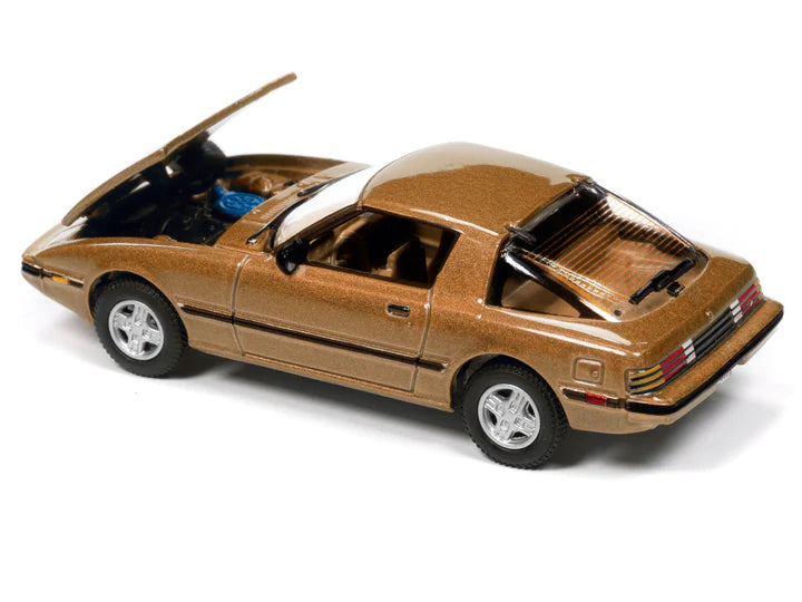 Johnny Lightning 1981 Mazda RX7 Maya Gold Metallic 1:64