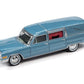 Johnny Lightning 1966 Cadillac Hearse Blue 1:64