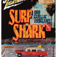 Johnny Lightning Surf Shark 1959 Cadillac Ambulance Malibu Beach Rescue Orange 1:64