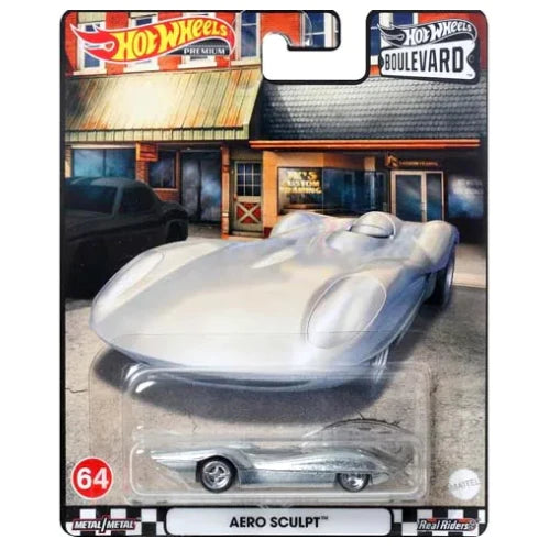 Hot Wheels Boulevard Aero Sculpt Silver 1:64