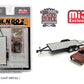 American Diorama Mijo Exclusives Haul N Go Trailer Set 2 with Rusted Truck Body 1:64
