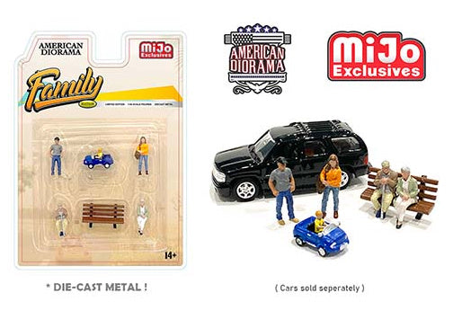 American Diorama Mijo Exclusive Family Figures Set 1:64