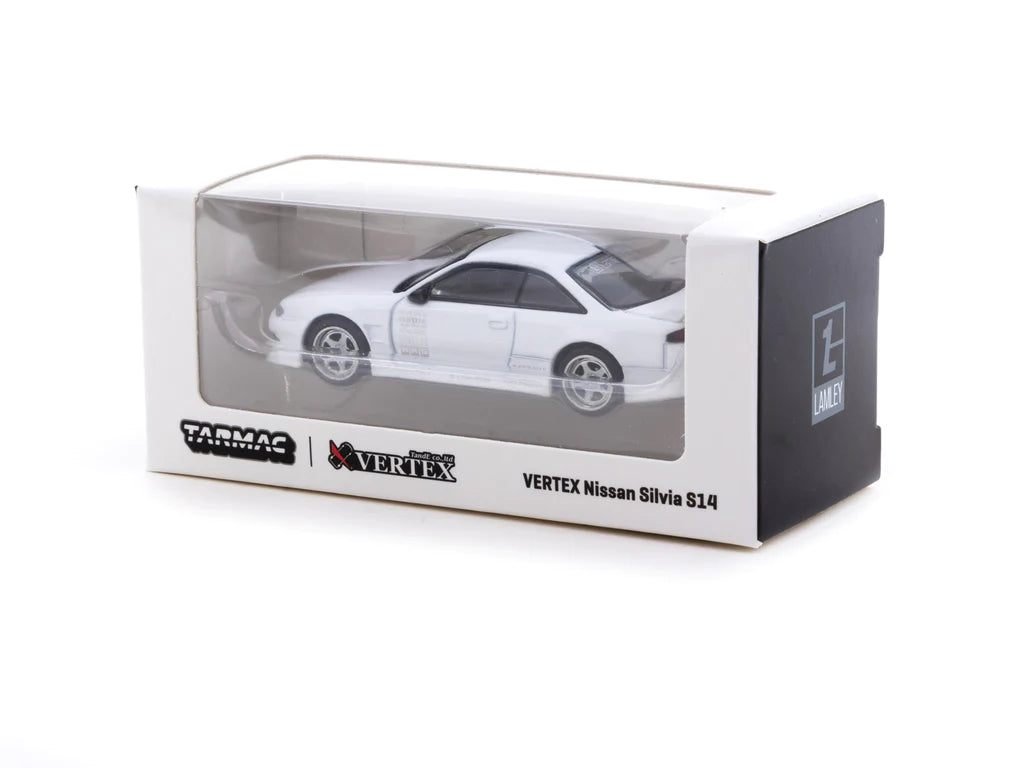 Tarmac Lamley Group Vertex Nissan Silvia S14 White 1:64