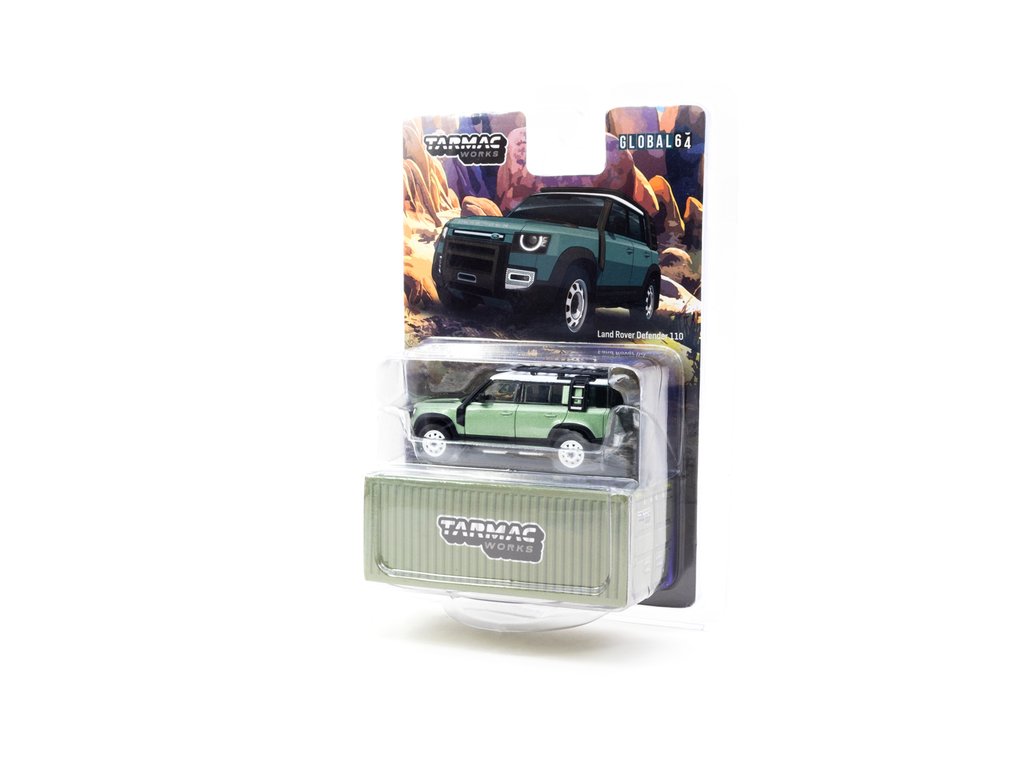 Tarmac Works Collab64 Land Rover Defender 110 Green 1:64