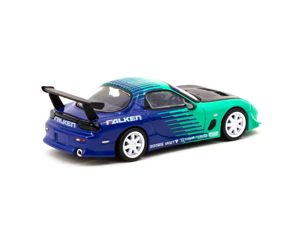Tarmac Mazda Falken RX-7 (FD3S) Blue 1:64