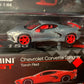 CHASE RAW Mini GT Mijo Exclusive Chevrolet Corvette C8 Stingray Red 1:64