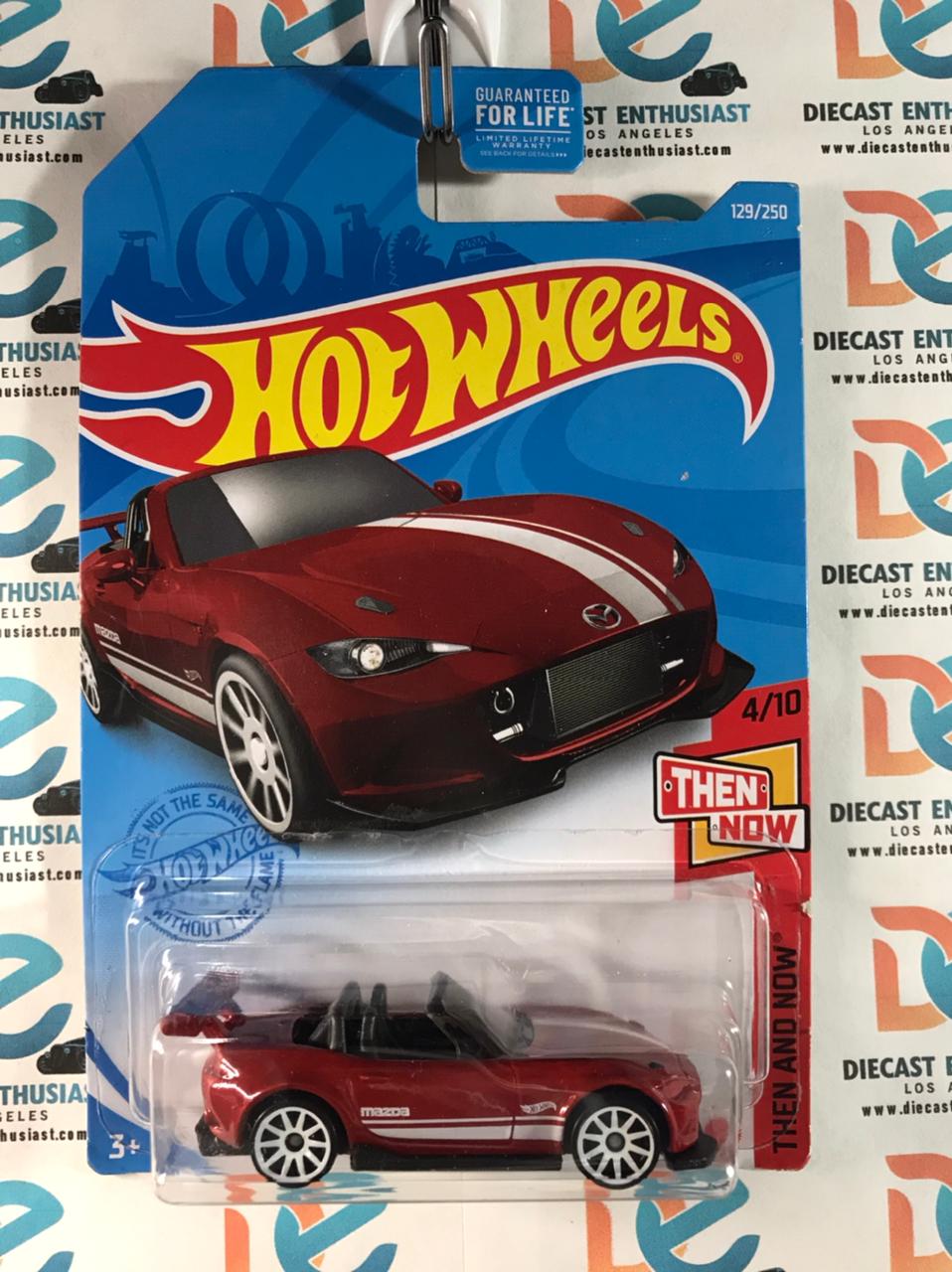 Hot Wheels 15 Mazda MX5 Miata Red 1:64