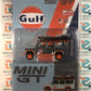 CHASE RAW Mini GT Mijo Exclusive 156 Land Rover Defender 110 Gulf Oil 1:64