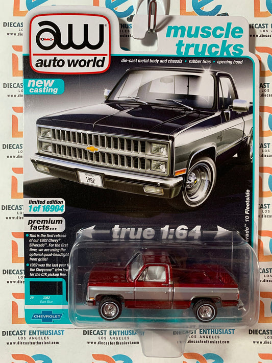 CHASE Auto World 1981 Chevy Silverado 10 Fleetside 1:64