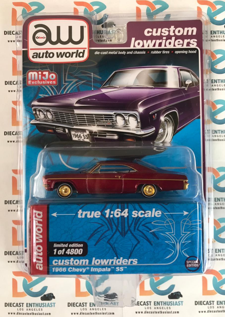 CHASE ULTRA RED Auto World Mijo Exclusive Custom Lowriders Series Complete Set of 14Pcs 1:64