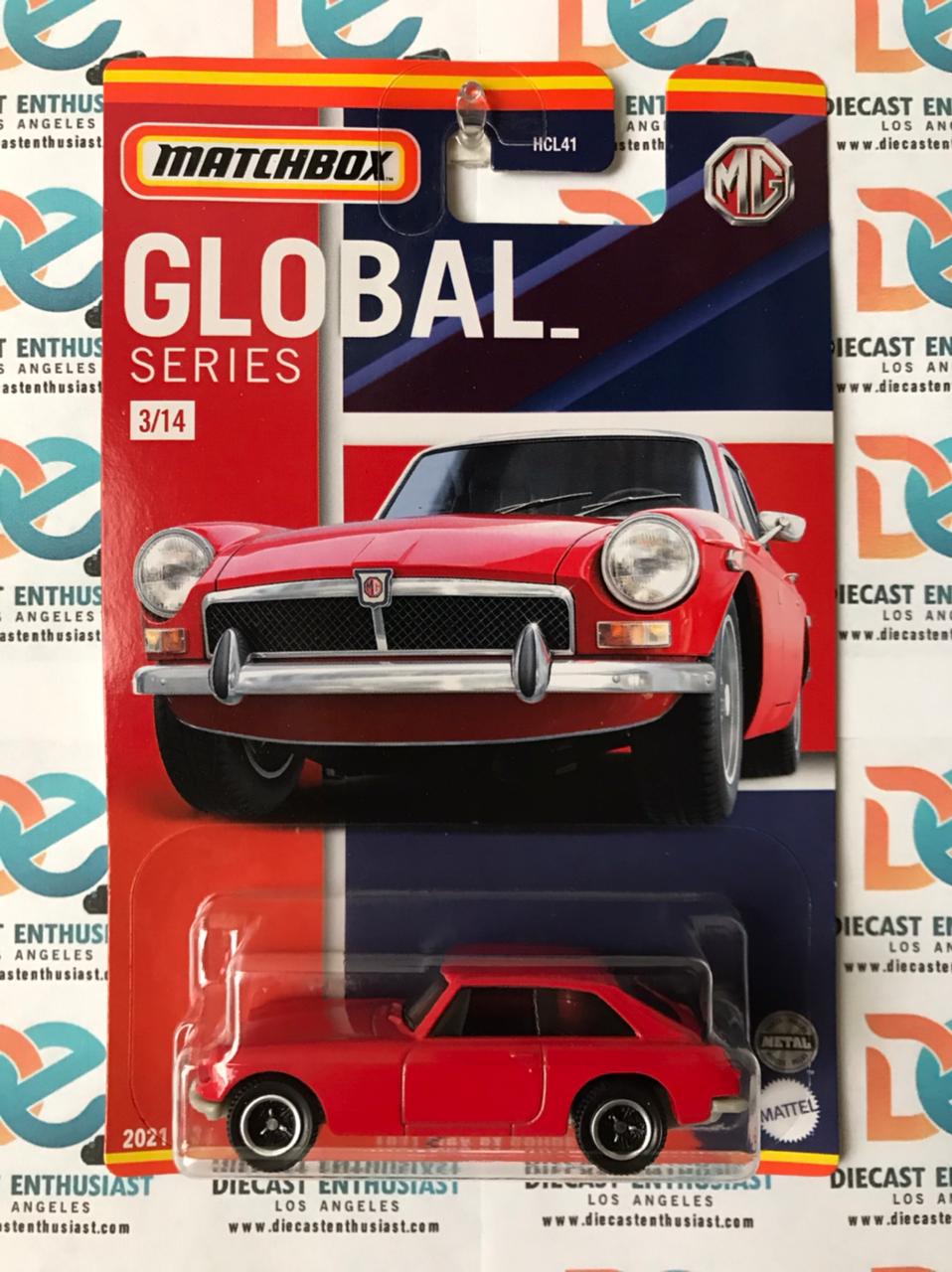 Matchbox Global Series 2021 1971 MGB GT Coupe Red 1:64