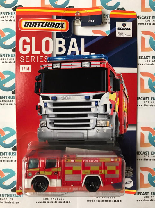 Matchbox Global Series 2021 Scania P360 Fire Truck 1:64