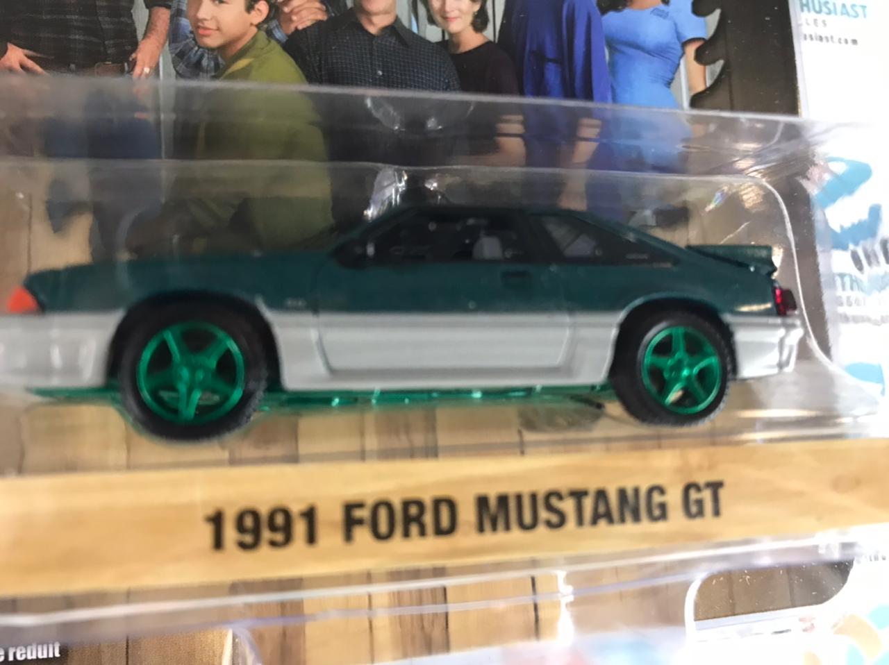 CHASE Green Machines Greenlight Home Improvement 1991 Ford Mustang GT Green 1:64