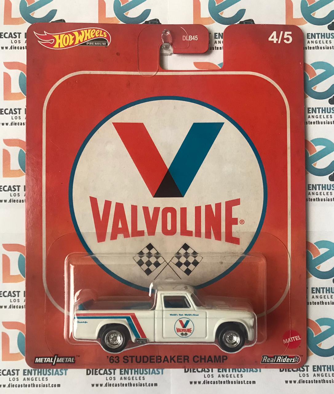 Hot Wheels Valvoline 1963 Studebaker Champ 1:64